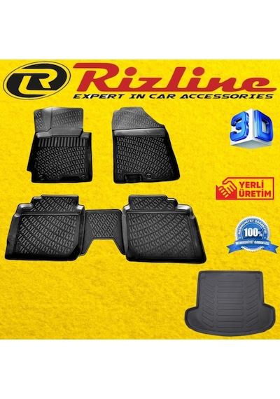 Kia Ceed Hb 3D Paspas + Bagaj Havuzu 2006-2012 Arası Set Rizline N11.19860