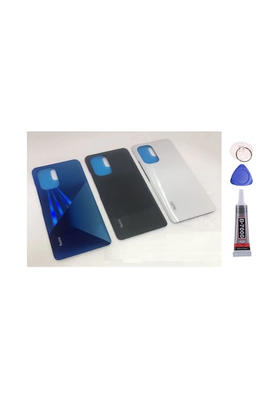 Xiaomi Redmi K40 Pro Beyaz Arka Kapak Batarya Kapağı Pil Kapağı Yapışkan Ve Sökme Aparatıyla Beraber Full Set Beyaz