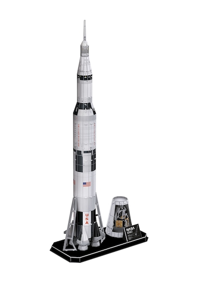 Nasa - Apollo Saturn V Roket 3d Puzzle Ds1059h
