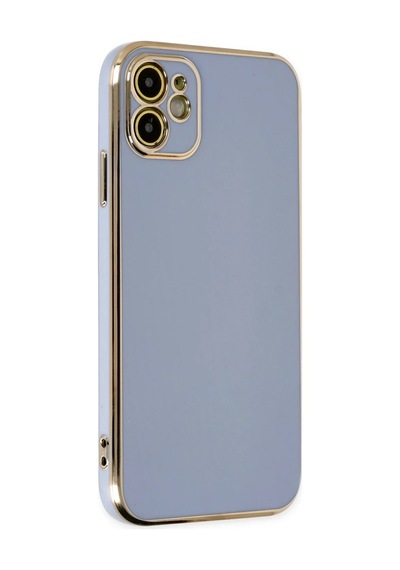 Apple Uyumlu  iPhone 12 Kılıf Volet Silikon - Mavi 0.2M-Çok Renkli