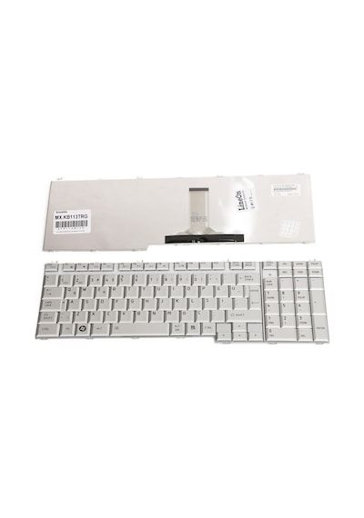 Laptopshop Toshiba Uyumlu Satalite L500 Laptop Klavye Gümüş Türkçe