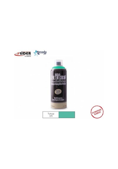 Artdeco Akrilik Sprey Boya 400 Ml Turkuaz  Y-400-570