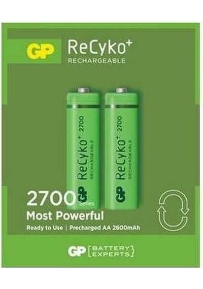 Gp 2700 Ma Kalem Şarjlı Pil 2 Li Kart