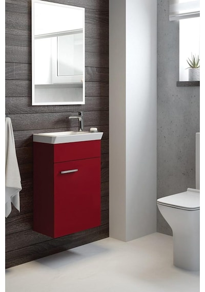 Mat Kırmızı Yapışkanlı Kaplama Folyosu 61 Cm X 1 Mt Standart