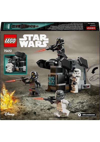 LEGO® Star Wars™ Death Trooper ve Night Trooper Savaş Paketi 75412 - 6 Yaş ve Üzeri Çocuklar için Yaratıcı Oyuncak Yapım Seti (119 parça)