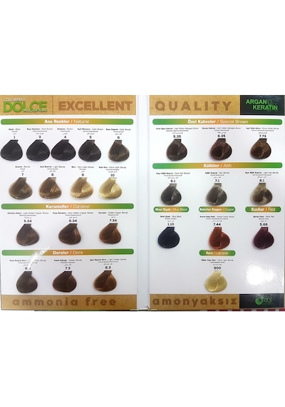 Colormax Dolce Amonyaksız Saç Boyası Tüm Renkler