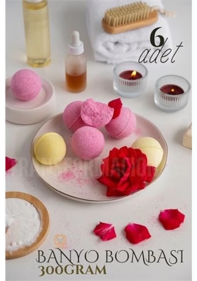 Banyo Bombası Jakuzi Küvet Banyo Bombası Topu 6 Adet 300 Gr 721280