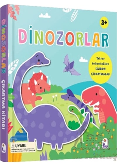 Dinozorlar - Silikon Çıkartmalı İndigo Çocuk