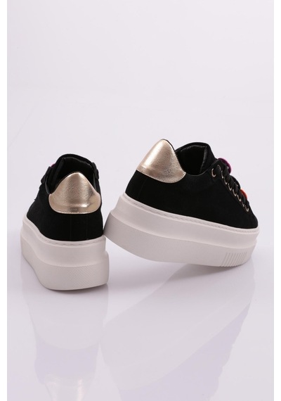 Dgn 1019 Kadin Sneaker 1019-2007-R1680 Siyah