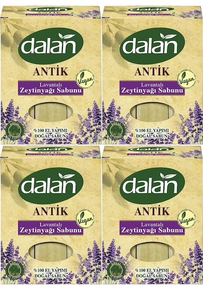 Dalan Antik Defneli Zeytinyağı Sabunu 900gr Lavantalı 4 Lü Set