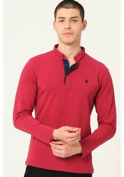 V4009 Dewberry Erkek Sweatshırt-bordo Bordo