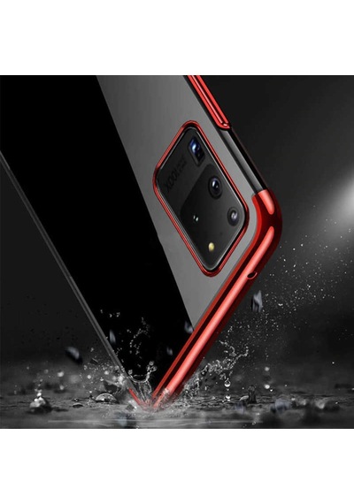 Galaxy S20 Ultra Kılıf Zore Dört Köşeli Lazer Silikon Kılıf