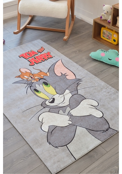 Karaca Home Dekoratif Art Tom Ve Jerry Bebek Çocuk Genç Odası Halısı Bebek Çocuk Genç Odası Halısı