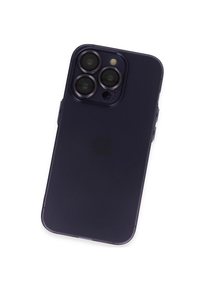 İphone 14 Pro Max Kılıf Luko Lens Silikon - Siyah