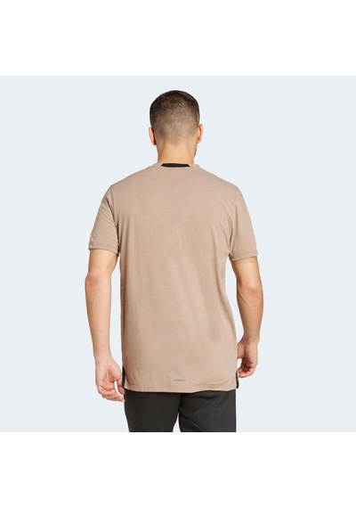 Adidas Designed For Training Erkek Kahverengi Antrenman T-shirt Jx1169