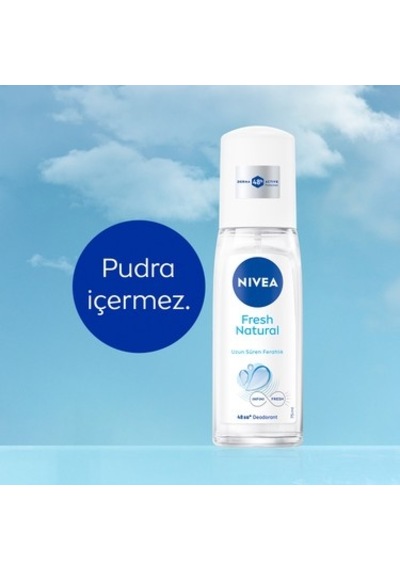 75 Ml Uzun Süren Ferahlık Sunan Kadın Deodorant, Okyanus Özleri