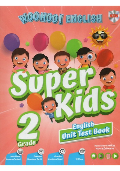 Eski Müfredat Kırmızı Beyaz 2. Sınıf Woohoo Süper Kids Set 3 Kitap