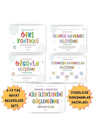 5'li Set- Öfke Kontrolü-özgüven-olumlu-istenmeyen Davranış-aile İlişkileri