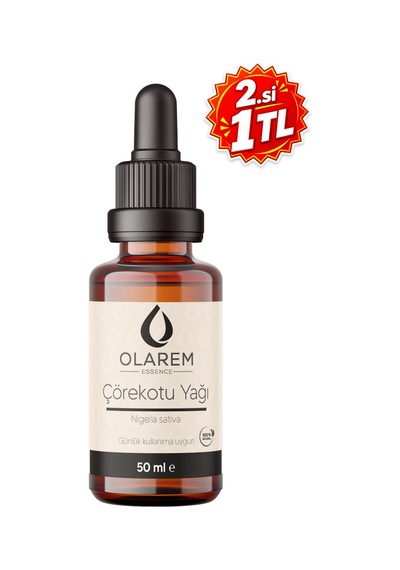 Olarem Essence Çörekotu Yağı Nigella Sativa Yoğun Esans Yağı 30 Ml Damlalıklı Cam Şişe