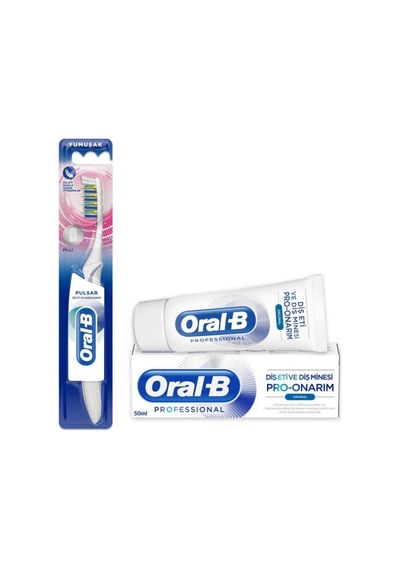 Titreşimli Diş Fırçası Pulsar Diş Eti Ve Hassas Bakım 35 Yumuşak + 50 Ml Diş Macunu