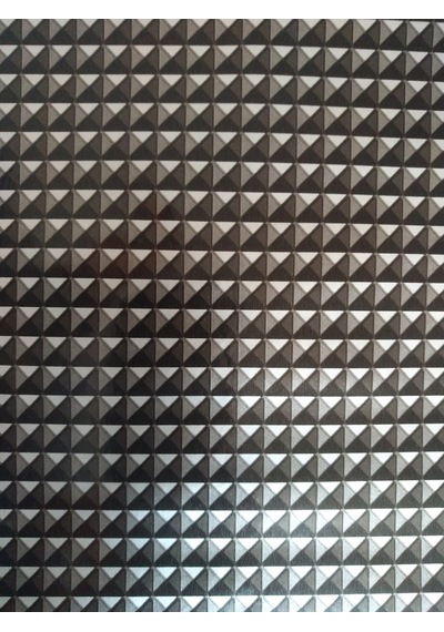 Venilia Metalik Kare Desenli Dekoratif Yapışkanlı Folyo