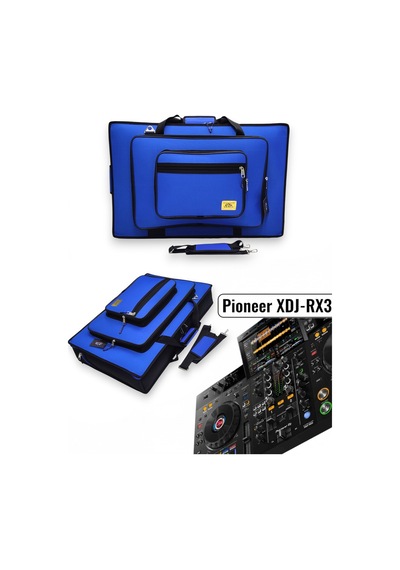 Xdj-rx3 Setup Için Uyumlu Çanta Soft Case Kılıf. Mavi.