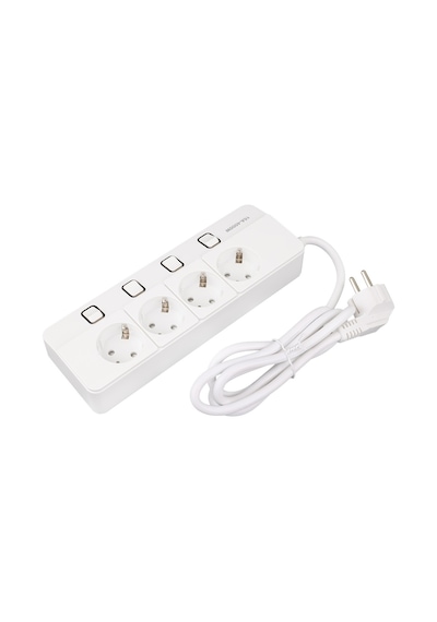 Yamatik X-Man Akım Korumalı Grup Priz 4’lü Ayrı Anahtarlı 1.5 Mt Kablolu 4000w 16ah Çocuk Koruma