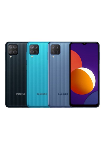 Samsung Uyumlu M12 Arka Kapak Kamera Camlı Siyah