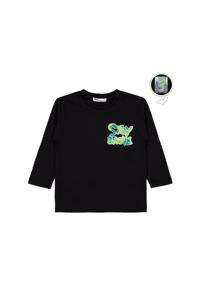 Civil Boys Stay Brave Baskılı 2-5 Yaş Sweatshirt - Siyah