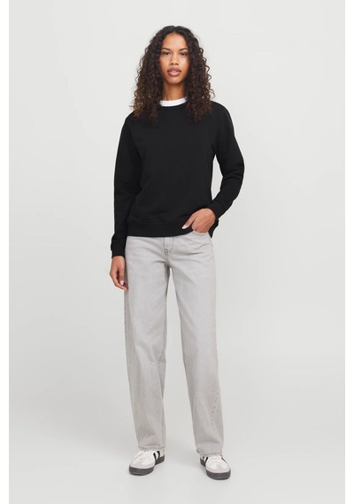 Jack & Jones Jxmadi Kadın Sweatshirt Siyah