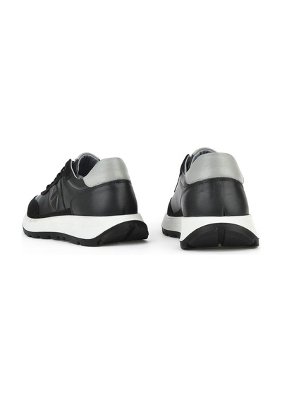 Ziya, Erkek Hakiki Deri Sneaker 1531037z2417 Siyah 1531037z2417 000 Siyah