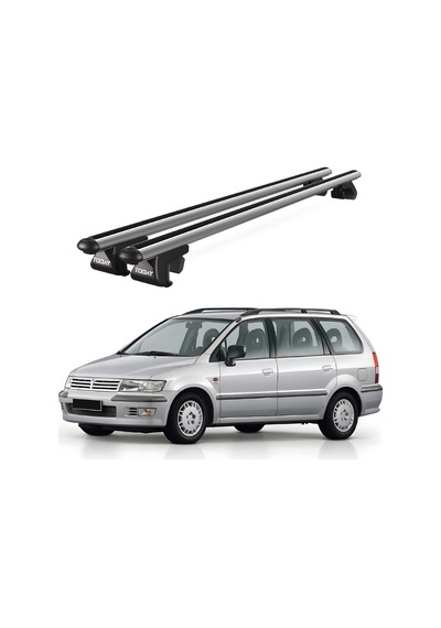 Venüs Mitsubishi Space Wagon 1997-2003 Uyumlu Gri Ara Atkı Port Bagaj Tavan Barı