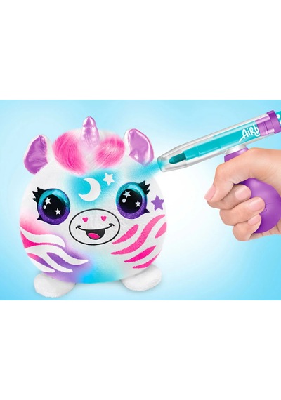 Airbrush Boyanıp Yıkanabilen Mini Peluş Sürpriz Paket Pembe
