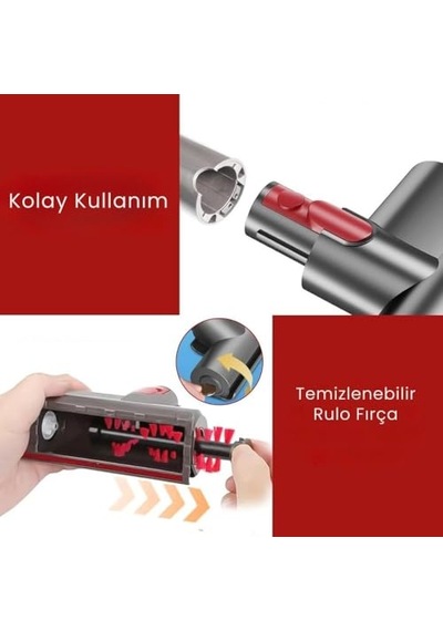 V11 V10 V8 V6 V7 Dik Süpürge Uyumlu Fırça Aksesuar Seti Diğer