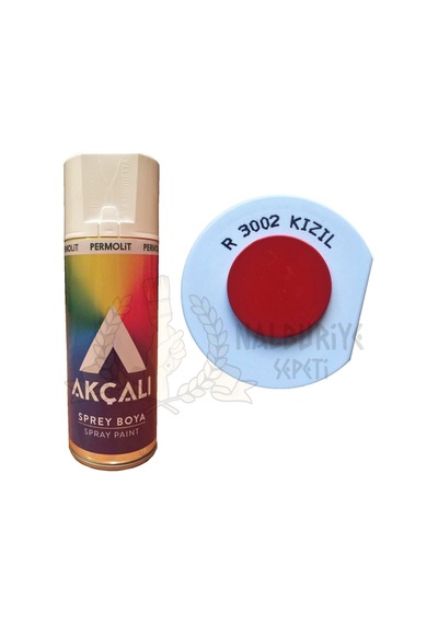 Akçalı Kızıl Sprey Boya 400 ML - Ral3002
