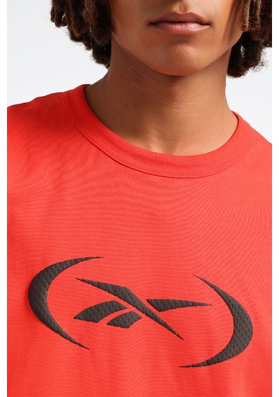 Reebok Basketball T-shırt Kırmızı Erkek Kısa Kol T-shirt Kırmızı