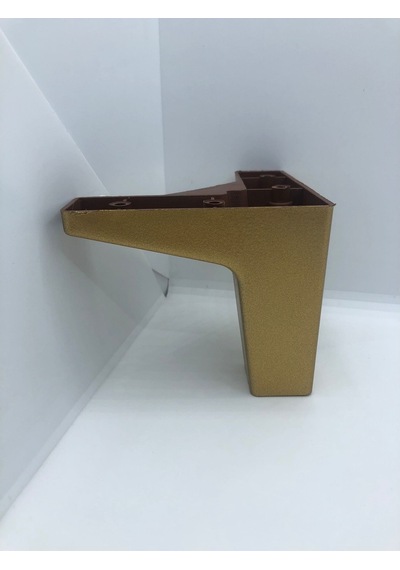 Karakoçaksesuar Plastik,10x12x12 Cm Gold Koltuk,Baza,Mobilya Ayağı (4 Adet)