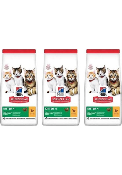 Hill's Kitten Tavuklu Yavru Kedi Maması 3 x 1500 G