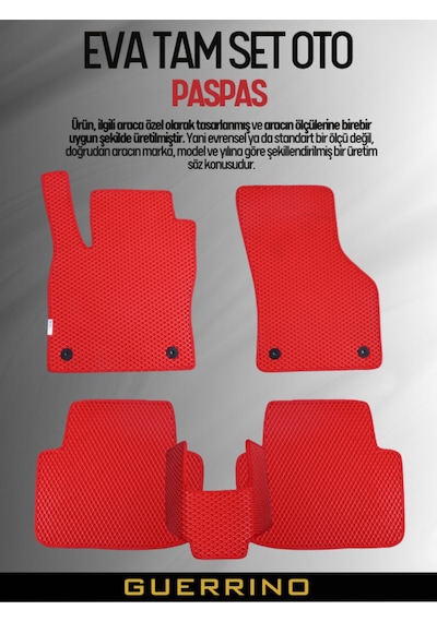 Toyota-land Cruiser Prado- 2009-2019 İçin Eva İç Paspas Takımı Metal Topukluk Hariç -412
