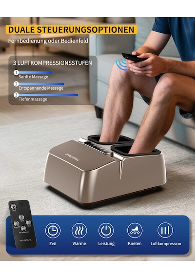 Plantar Fasiit İçin 55 C Isı Ve Shiatsu Fonksiyonlu Mountrax Ayak Masajı
