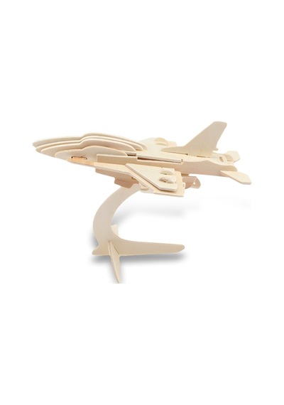 Woodcraft Ahşap Maket  F-16 Fighter Plane 3D Maket