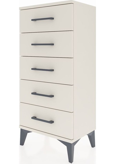 Arges Komodin 5 Çekmeceli 44x30x96 Aytaşı-aytaşı Aytaşı