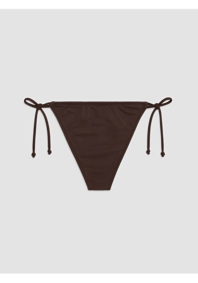 Lcw Dream Kahverengi Yanlardan Bağlamalı Kadın Bikini Alt