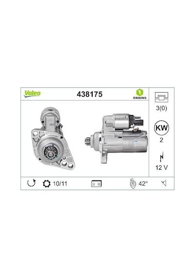 Vw Jetta 3 Mars Motoru 1.9 Tdi 2006-2011 Valeo 438175