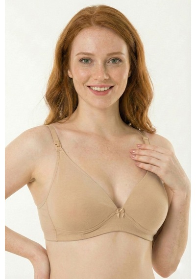 Parlingerie Kaplı Emzirme Sütyeni Ten 3'lü