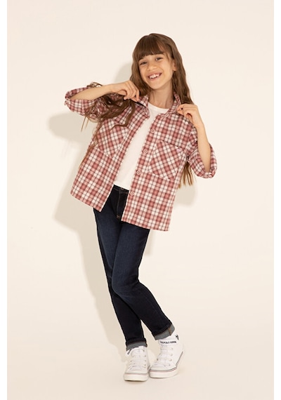 U.S. Polo Assn. Kız Çocuk Koyu Jean Pantolon 50266554-dn0023 Çok Renkli
