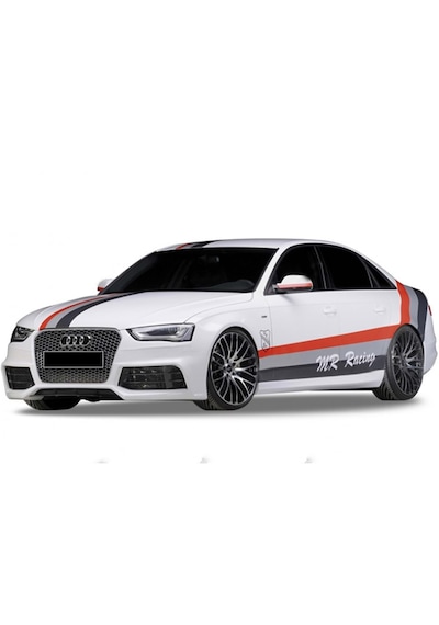 Audi A4 Marşpiyel B8 Rs4 Yan Ek Boyasız Rieger 2008-2015