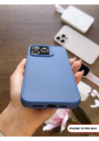 Apple iPhone 15 Pro Max Uyumlu Kamera Korumalı Darbeye Dayanıklı Renk Atmayan Keep Silikon Kılıf Lacivert Apple iPhone 15 Pro Max Uyumlu Kamera Korumalı Darbeye Dayanıklı Renk Atmayan Keep Silikon Kılıf Lacivert