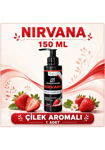 Nirvana Çilek Aromalı Kayganlaştırıcı Jel 150 ML