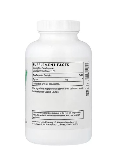Thorne Glycine Gilisin 250 Capsules